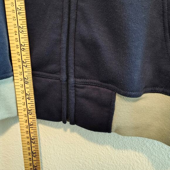 Dallas Cowboys Men Large Blue Gray Band Zip Front Hoodie Jacket NFL GameDay Star - Picture 7 of 8